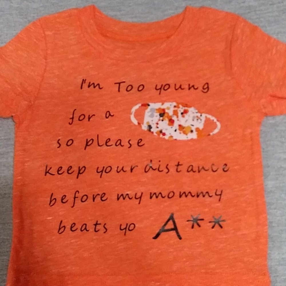 Stay back baby tee